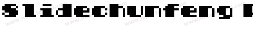 Slidechunfeng RegularTrueType字体转换
